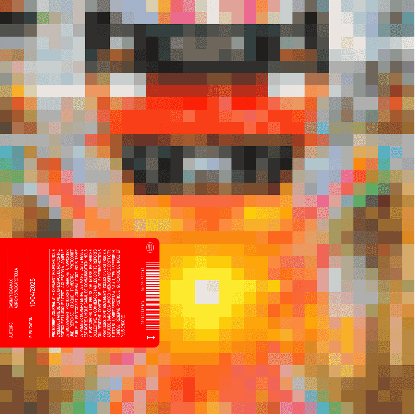 Cover pixelisée Protodrift Journal 4